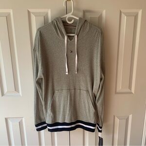 Tommy Hilfiger Sleepwear Ribbed Hoodie Grey Heather